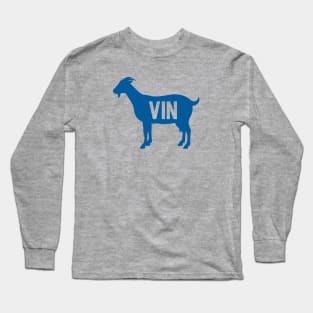 Dodgers Vin Scully GOAT Long Sleeve T-Shirt